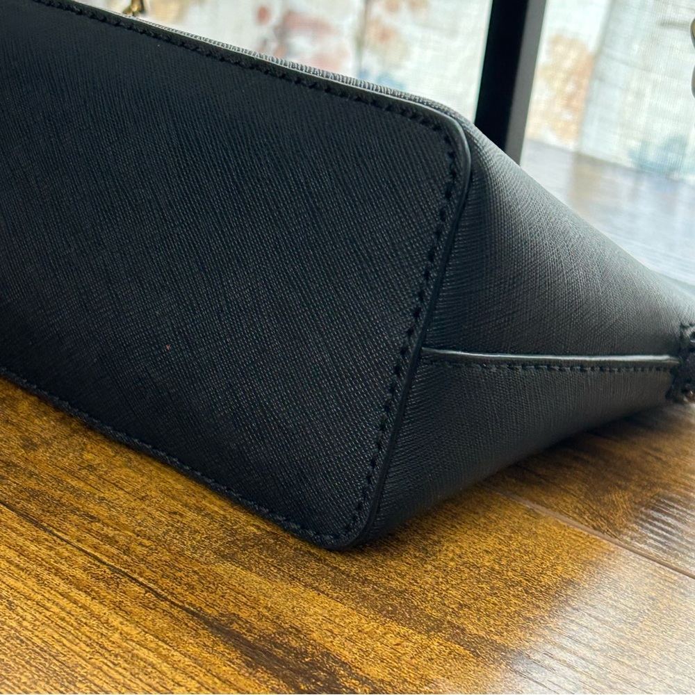 Michael Kors Black Cindy Micro Studded Crossbody - Picture 5 of 7